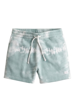 Calções tie and dye - Caqui