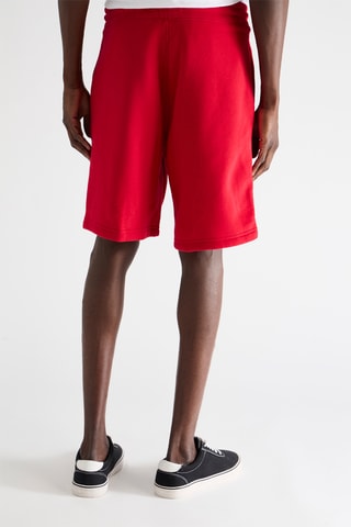 Calções em linho - Vermelho