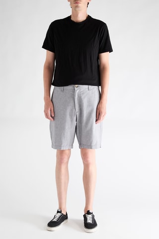 Short en lin - Gris