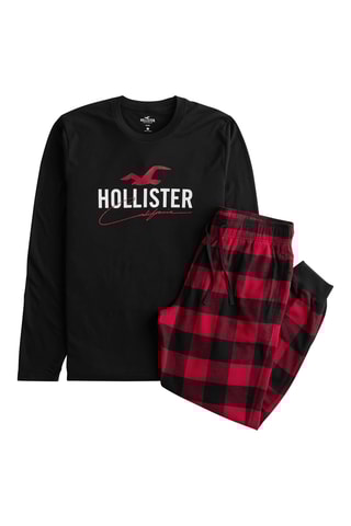 Pijama - Preto e vermelho