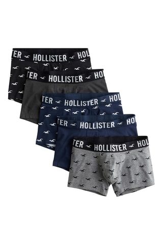 5 boxers - Anthracite et noir