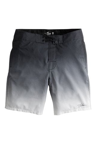 Calções de banho dip and dye - Preto e branco