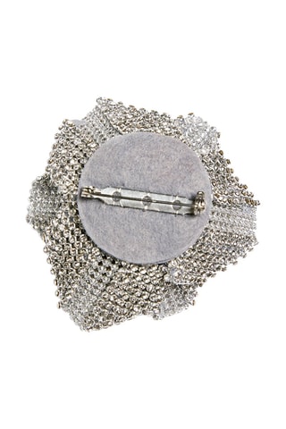 Broche Rose - Prateado