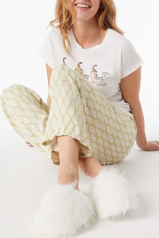 Pantufas Mindy - Branco - Etam