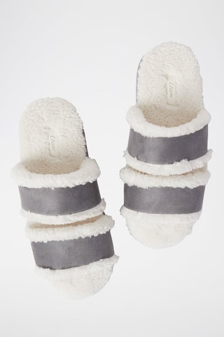 Pantufas forradas Barnabe Antracite - Etam