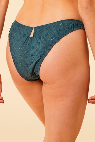 Tanga em renda inglesa Mia W22 Índigo - Etam