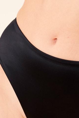 Tanga de cintura subida Perfect Glow Preto - Etam