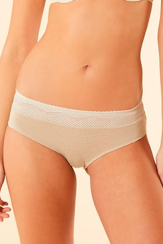 Tanga em linho Sonita Verde-nilo - Etam