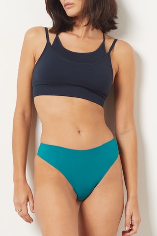 Tanga Invisible Verde-esmeralda