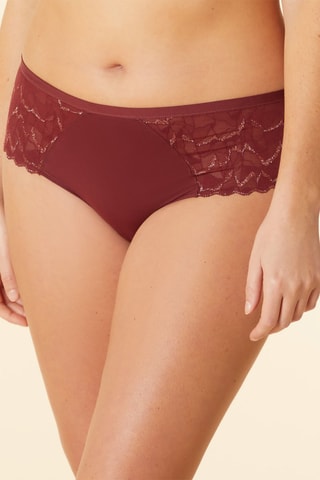 Shorties Loveyourcurves Bordô