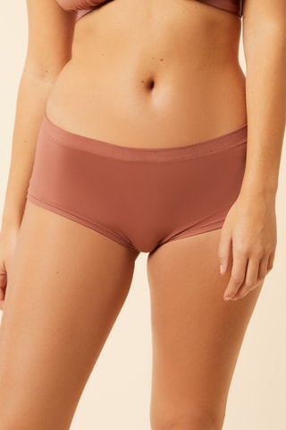 Shorty Gil Plus Size - Marron
