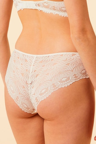 Shorties em renda Sunflower Cru - Etam