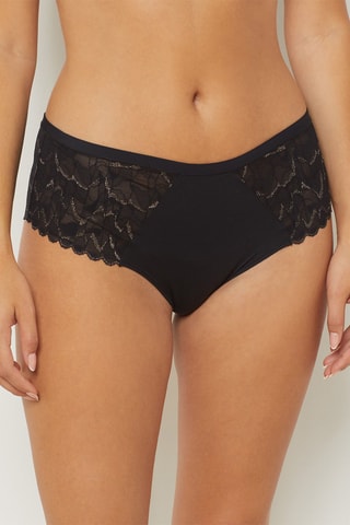 Shorty Tabby Plus Size - Noir