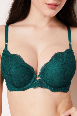 Soutien push-up Escapade - Verde-escuro