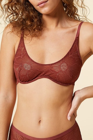 Soutien Flexi Lace Tijolo - Etam