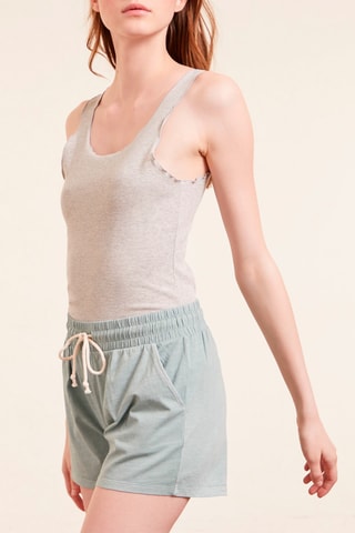 Camisola de alças Plant Dyed Cinzento-claro - Etam