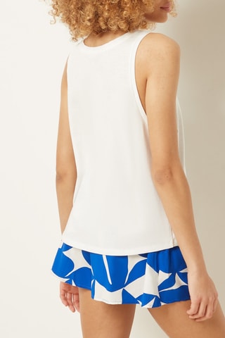 Camisola de alças de pijama Canita - Branco - Etam