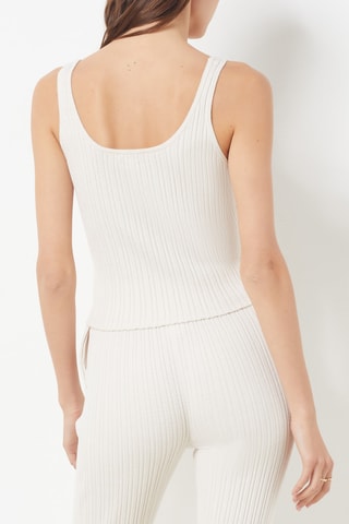 Camisola de alças de pijama Dilana - Cru - Etam