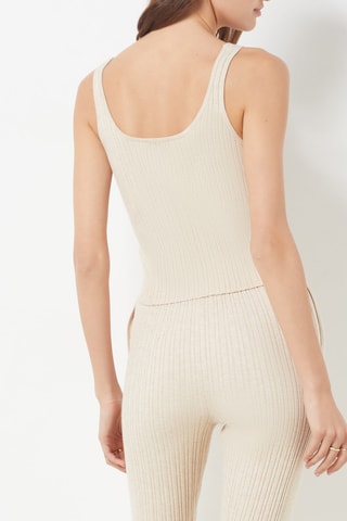 Camisola de alças de pijama Dilana - Bege - Etam