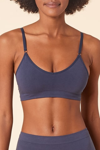 Soutien desportivo push-up Amande Azul-marinho - Etam