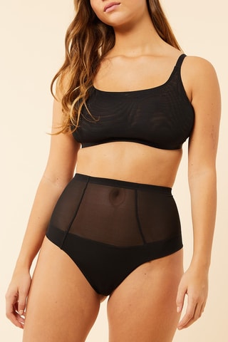 HAUT LINGERIE BANDEAU NOIR - Etam