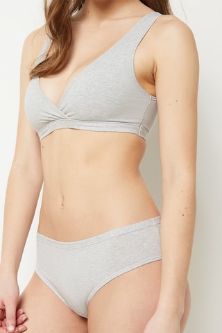 Soutien desportivo Confort Naturel Cinzento-claro mesclado - Etam