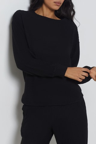 Camisola de pijama Elinhoo - Preto