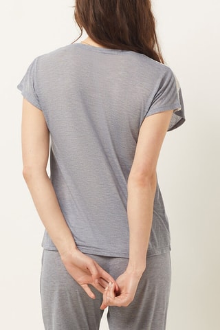 T-shirt de pijama Warm - Azul-marinho