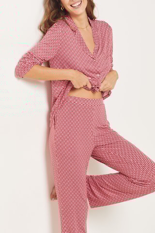 Calças de pijama Vikemti - Vermelho
