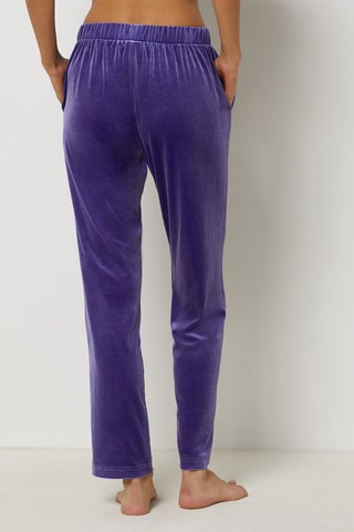 Calças de pijama em veludo Bellah - Violeta - Etam