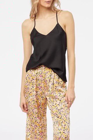 Calças de pijama cintura subida Lys - Branco e laranja - Etam