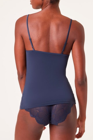 Top Warm Me Up Lace Azul-marinho