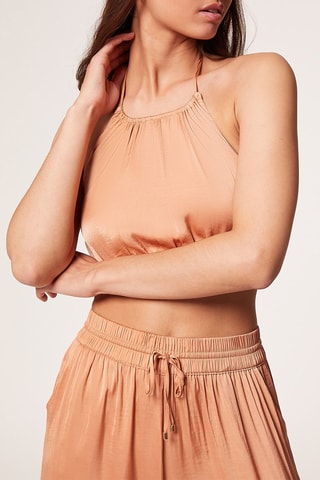 Crop top Oscar Bege - Etam