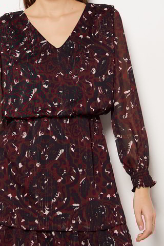 Vestido - Bordô - Etam
