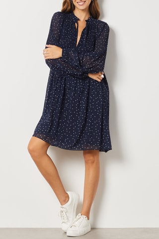 Vestido trapézio Maeveh - Azul-marinho - Etam
