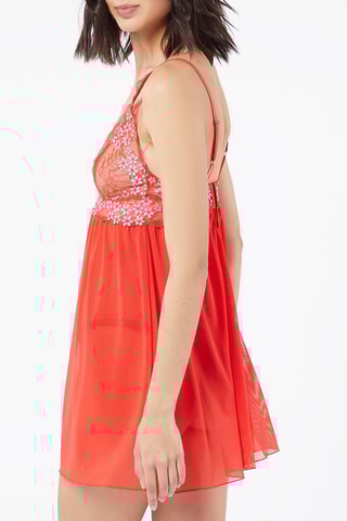 Babydoll Somptueuse - Coral