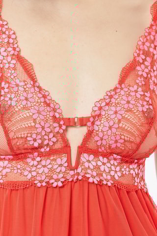 Babydoll Somptueuse - Coral