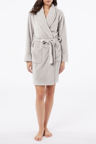 Kimono toucher doux Warmy Casual - Gris - Etam