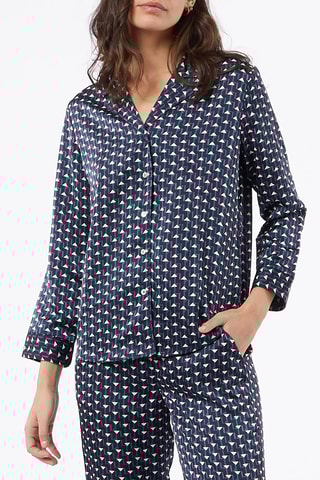 Blusa Jannie Azul-marinho - Etam