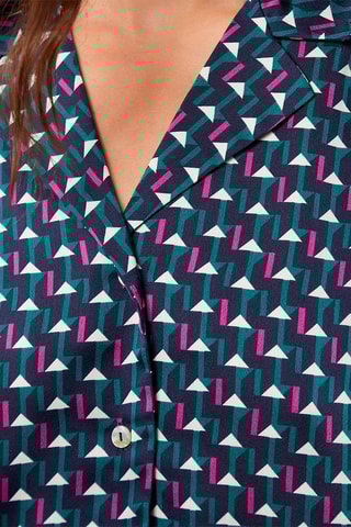 Blusa Jannie Azul-marinho - Etam