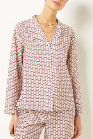 Chemise de pyjama Elise Chalmin Bleu-vert