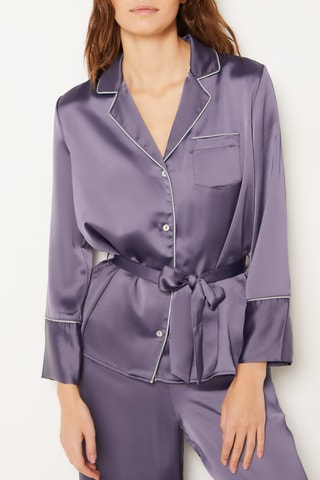 Camisa de pijama Ely - Azul-noite