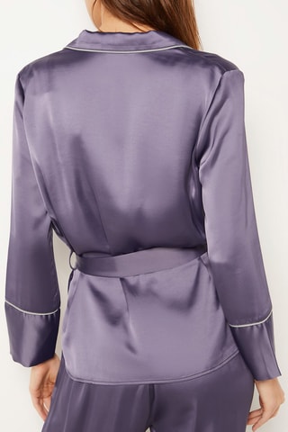 Camisa de pijama Ely - Azul-noite
