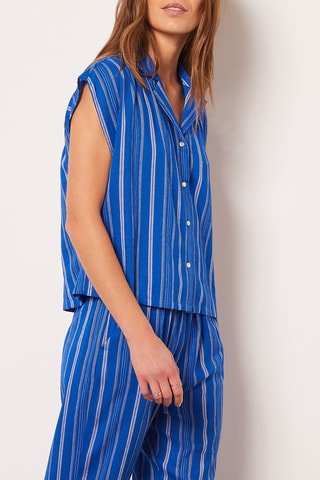 Camisa de pijama Cyclades Azul-rei - Etam
