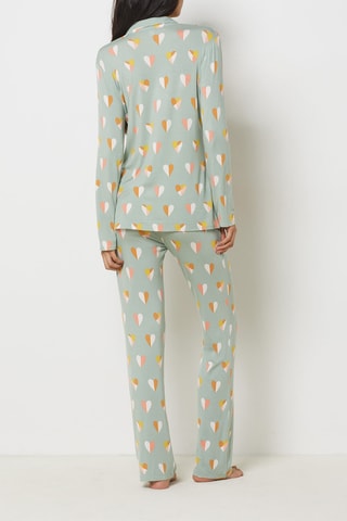 Camisa de pijama Paolam - Verde-claro
