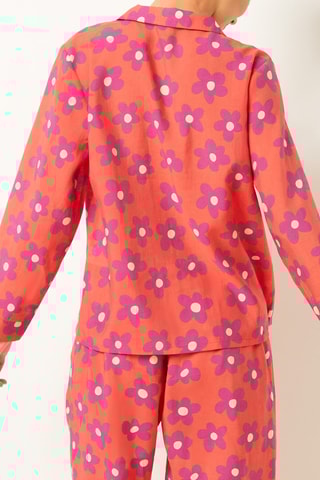 Camisa de pijama Elise Chalmin Violeta - Etam
