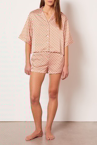 Camisa de pijama Peach Motel Multicor - Etam