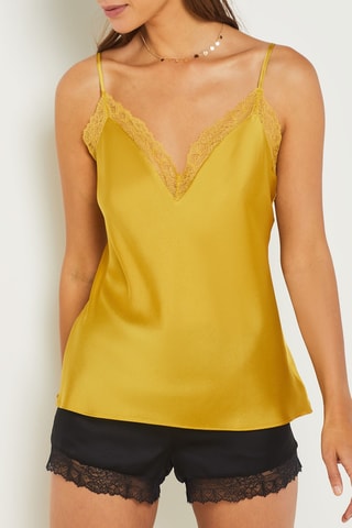 Camisola de alças de pijama Essentiels Chic Anis - Etam