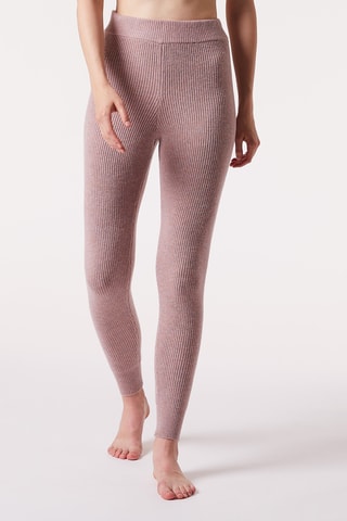 Leggings de cintura subida Bessma Blush - Etam