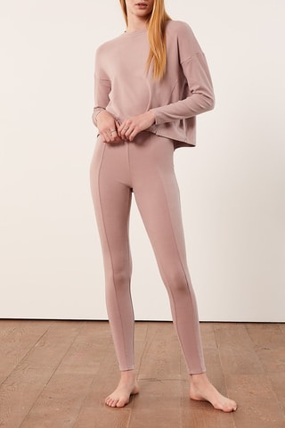 Leggings de pijama de cintura subida Dane - Rosa - Etam